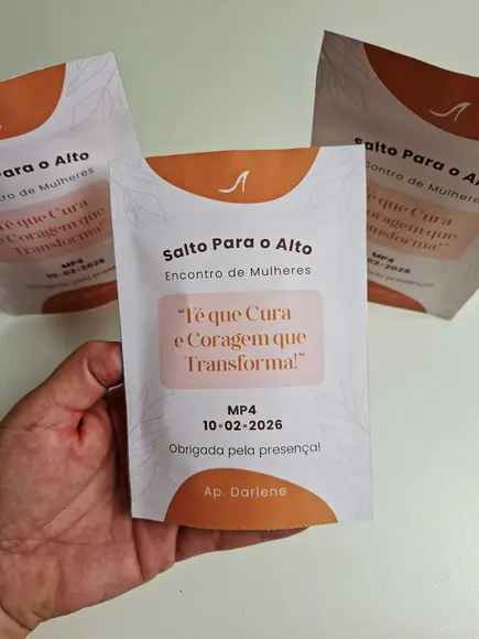 Saquinho Zip Lembrancinha 13x18 Cristão Igreja