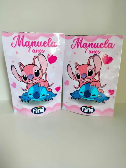 Saquinho Zip Lembrancinha com Fini Stitch