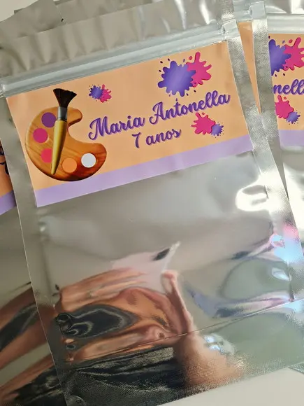 Saquinho Zip para Lembrancinha 16x24 Art Party