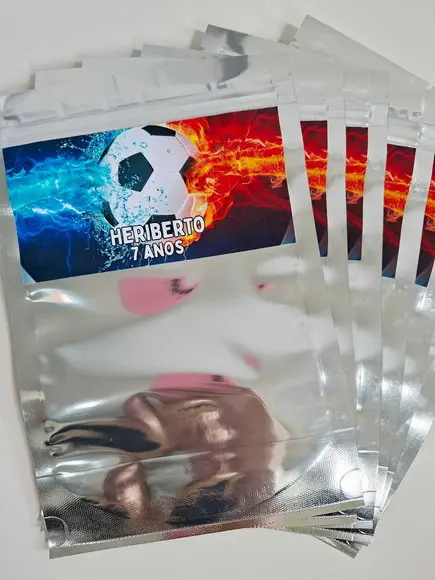 Saquinho Zip para Lembrancinha 16x24 Futebol