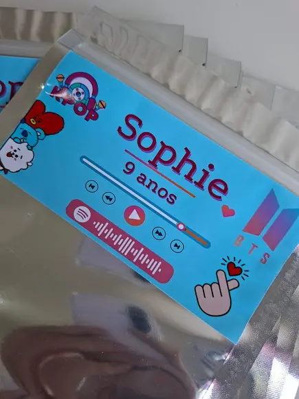 Saquinho Zip para Lembrancinha 16x24 Kpop