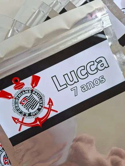 Saquinho Zip para Lembrancinha 16x24 Time