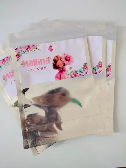 Saquinho Zip para Lembrancinha Borboleta