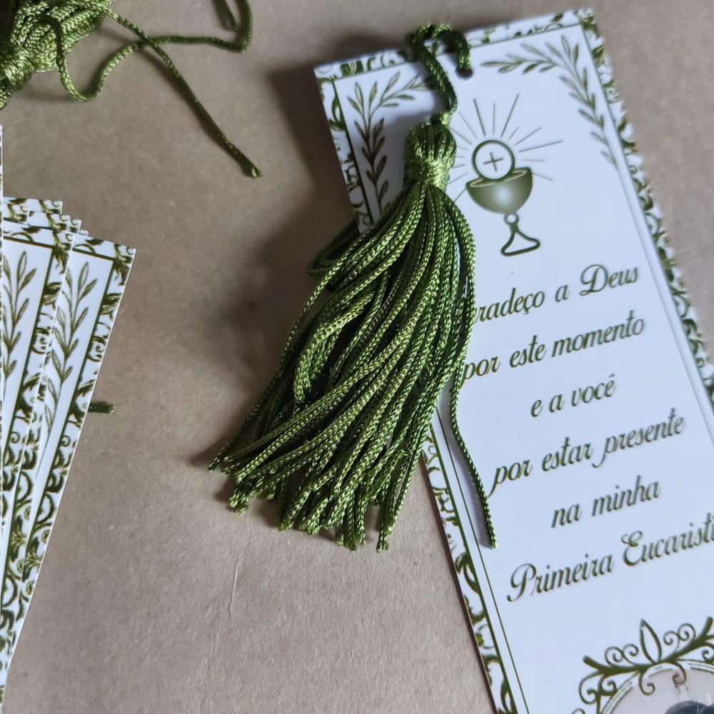 Marcador de Páginas com Tassel de Seda para lembrança de aniver