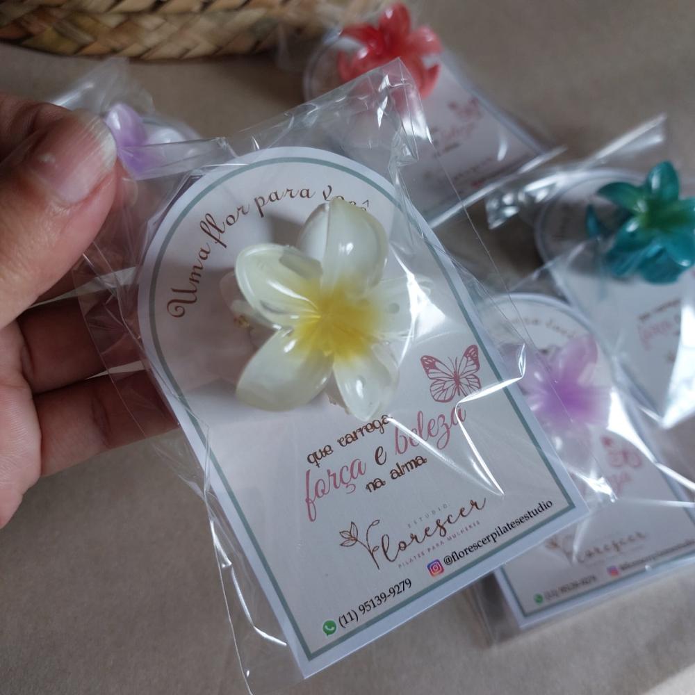 Card Piranha flor 4cm