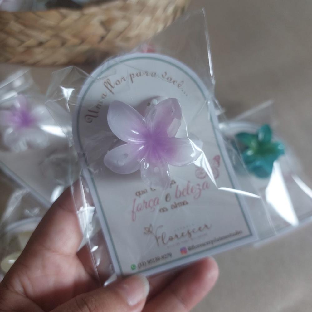 Card Piranha flor 4cm