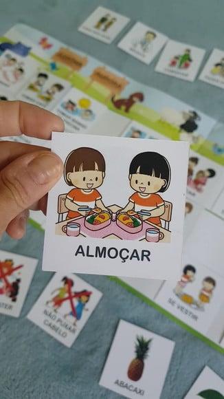 Calendário de Rotina Diária Personalizado em Imã