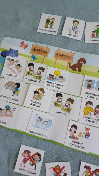 Calendário de Rotina Diária Personalizado em Imã