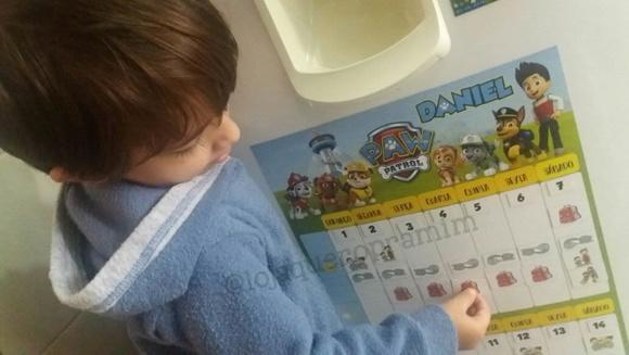 Calendário de rotina semanal personalizado em imã