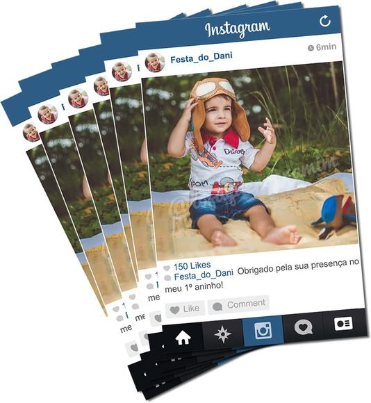 Lembrança de Imãs Personalizados Instagram fotoimã