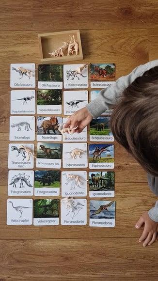 PDF 24 Flashcards Dinossauros e Seus Esqueletos