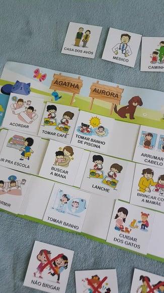 Calendário de Rotina Diária Personalizado em Imã