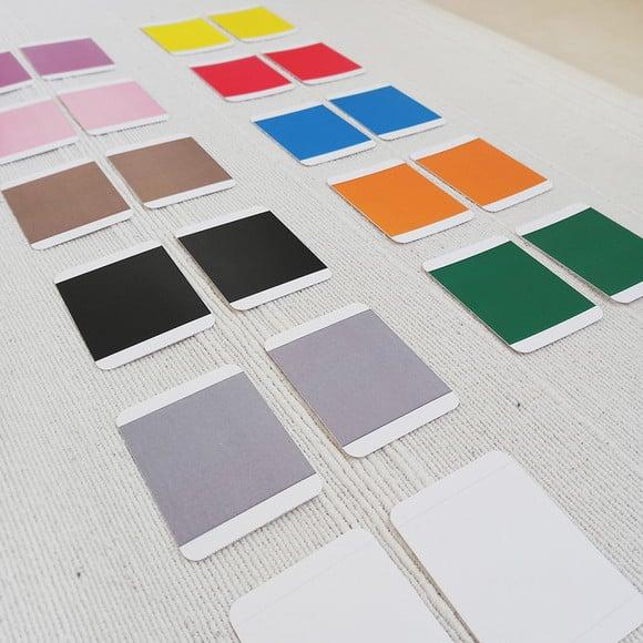 Flashcards Terceira Caixa de Cores - Material Montessori