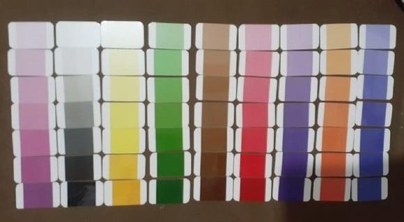 Flashcards Terceira Caixa de Cores - Material Montessori