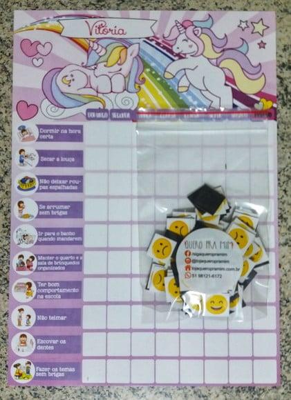 Quadro Tarefas/incentivo Super Nanny Imã Patrulha Canina Sky