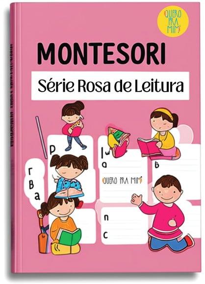 Série de Leitura Montessori Rosa- Arquivo pdf Digital