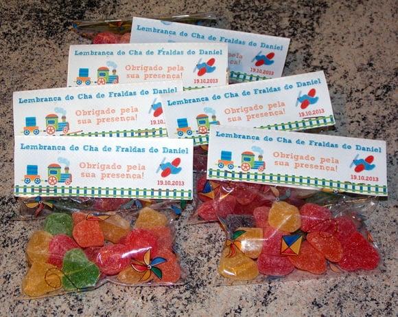 Solapa/Lapela personalizada + saquinho