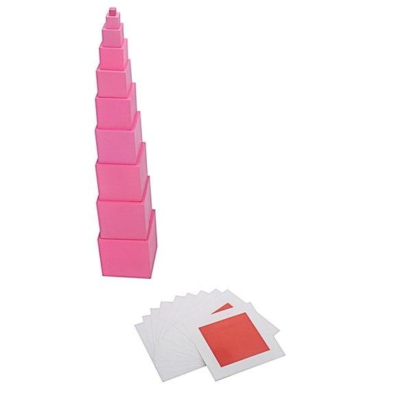Torre Rosa Montessori Doméstica Madeira 0,7-7cm