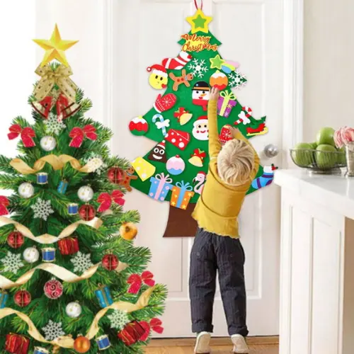 Árvore de Natal Montessoriana de Feltro