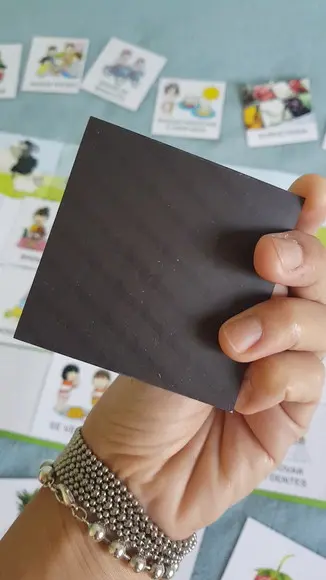 Calendário de Rotina Diária Personalizado em Imã