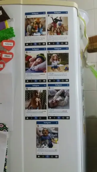 Kit 13 imãs acompanhamento mensal bebê
