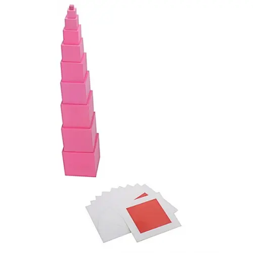 Torre Rosa Montessori Doméstica Madeira 0,7-7cm