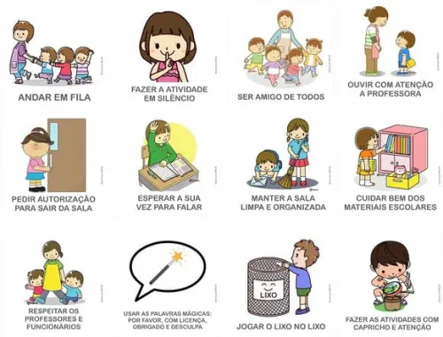 Kit 12 Flashcards Combinados Sala de Aula Educação Infantil