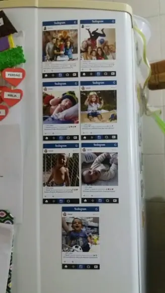 Kit 13 imãs acompanhamento mensal bebê
