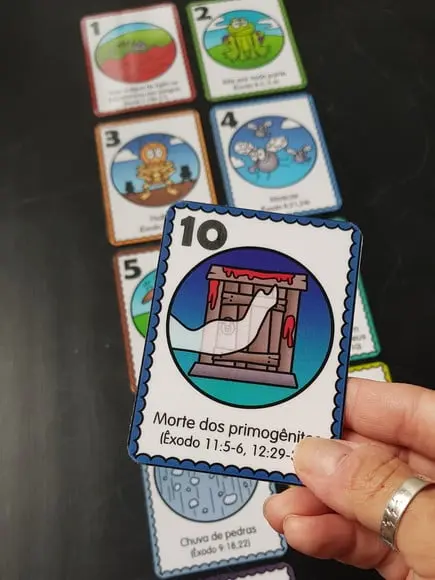 Kit Flashcards as 10 Pragas do Egito