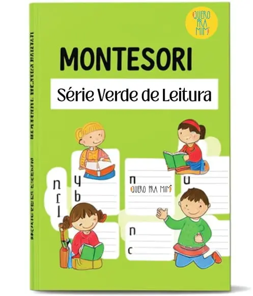 Série de Leitura Montessori Verde - Arquivo pdf Digital