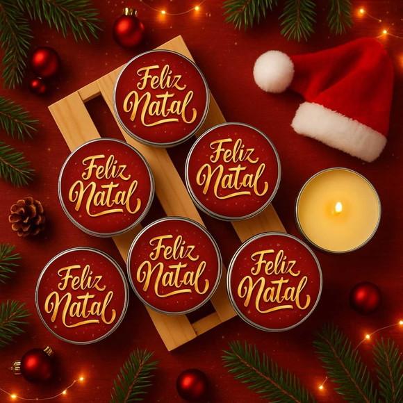 Vela Latinha Natal