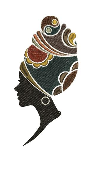 Matriz de Bordado Africana 02