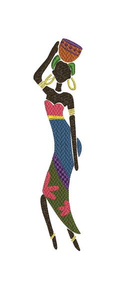 Matriz de Bordado Africana 10