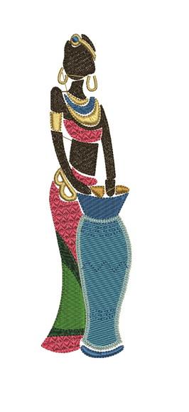 Matriz de Bordado Africana 12