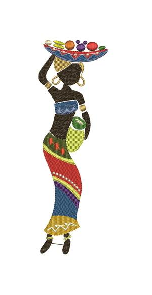 Matriz de Bordado Africana 09