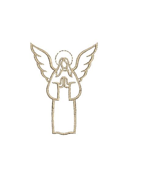 Matriz de Bordado Anjo de Natal