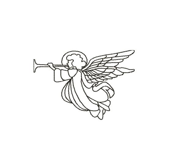 Matriz de Bordado Anjo 03