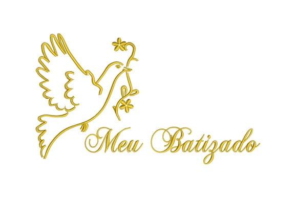 Matriz de Bordado Batizado 01