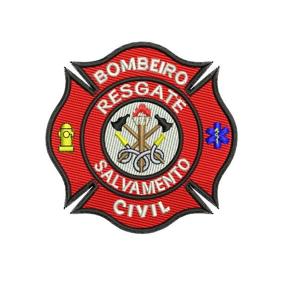 Matriz de Bordado Bombeiro 03