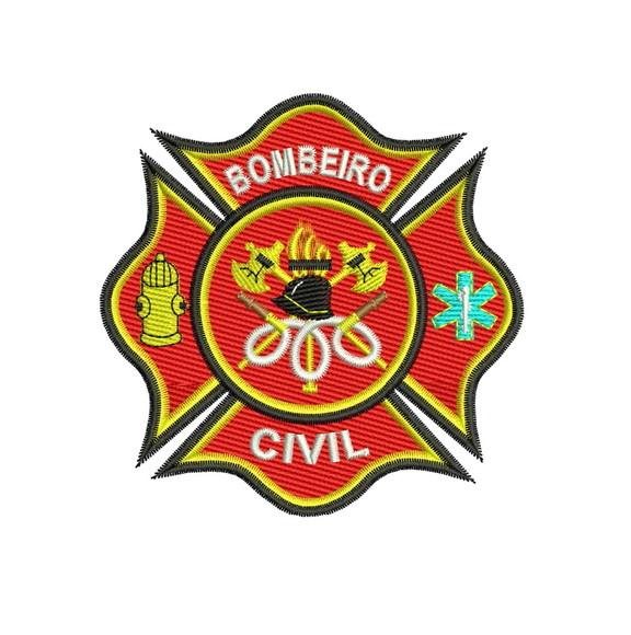 Matriz de Bordado Bombeiro 06
