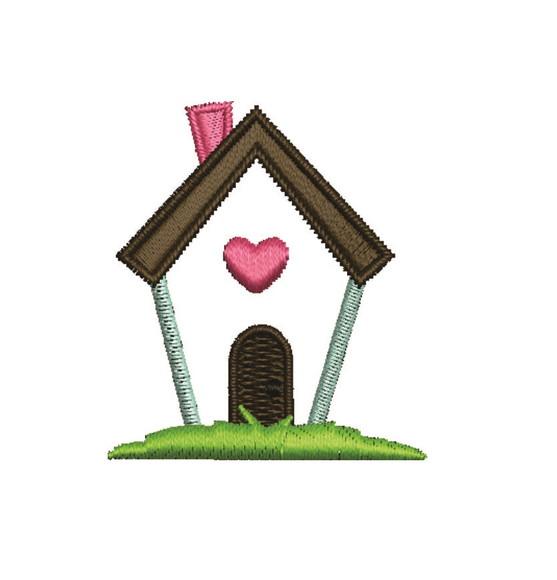 Matriz de bordado Casinha 01