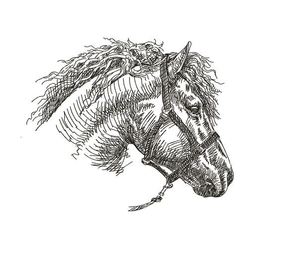 Matriz de bordado Cavalo 01