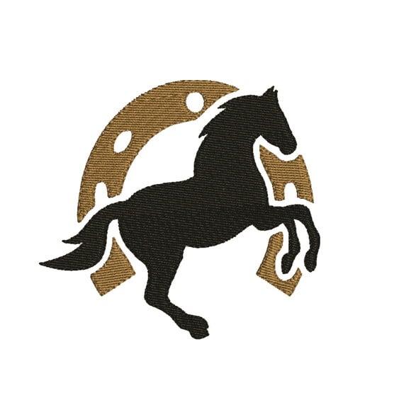 Matriz de Bordado Cavalo e Ferradura 01