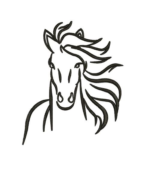 Matriz de bordado Cavalo_06