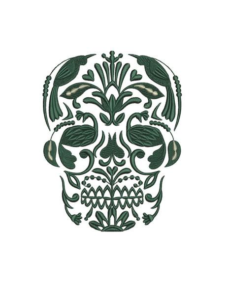 Matriz de Bordado Caveira Masculina