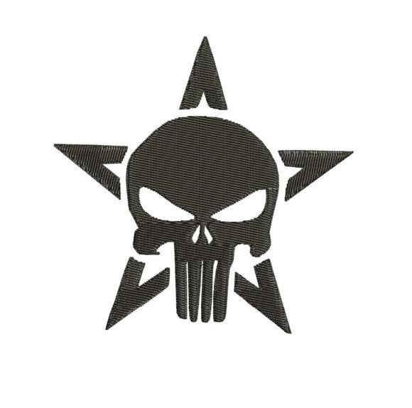 Matriz de Bordado Caveira Estrela