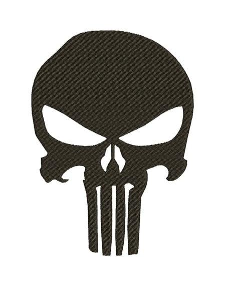 Matriz de Bordado Caveira Justiceiro