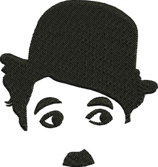 Matriz de Bordado Charlie Chaplin