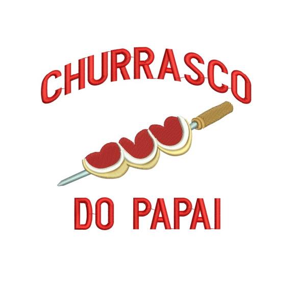 Matriz de Bordado Churrasco do Papai