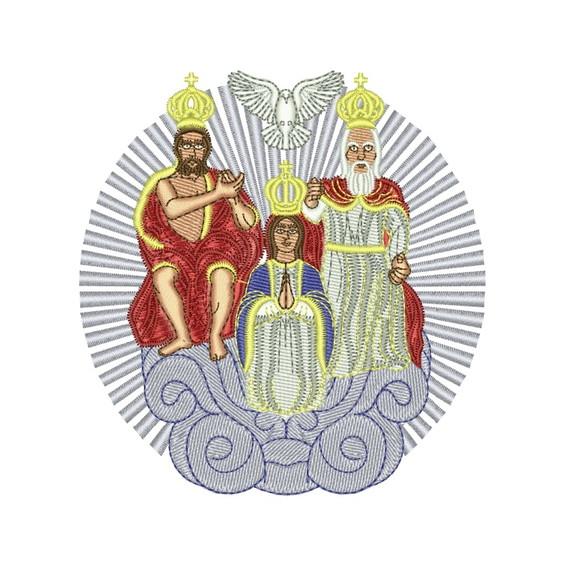 Matriz de Bordado Divino Pai Eterno 01